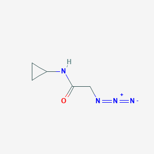 molecular formula C5H8N4O B1488553 2-azido-N-cyclopropylacetamide CAS No. 1198769-72-0