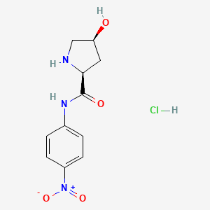 molecular formula C11H14ClN3O4 B14885573 cis-L-Hydroxyproline-p-nitroanilide hydrochloride 