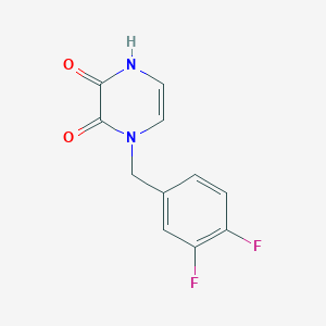 1-(3,4-Difluorobenzyl)-1,4-dihydropyrazine-2,3-dione