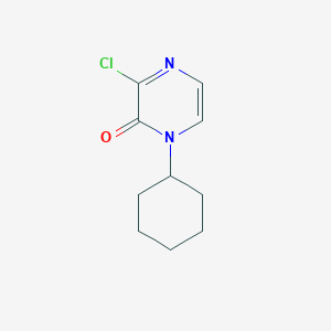 3-chloro-1-cyclohexylpyrazin-2(1H)-one