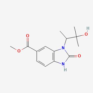 Methyl 3-(3-hydroxy-3-methylbutan-2-yl)-2-oxo-2,3-dihydro-1H-benzo[d]imidazole-5-carboxylate