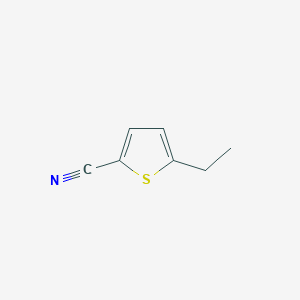 molecular formula C7H7NS B14885633 2-Thiophenecarbonitrile, 5-ethyl- 