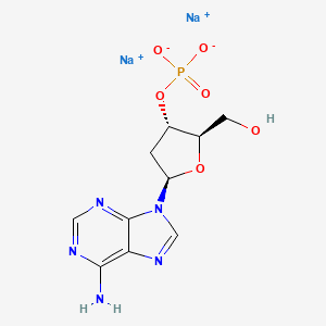 molecular formula C10H12N5Na2O6P B14885652 2-Deoxyadenosine3-monophosphatesodiumsalt 