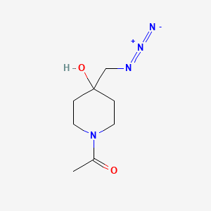 1-(4-(Azidomethyl)-4-hydroxypiperidin-1-yl)ethan-1-one