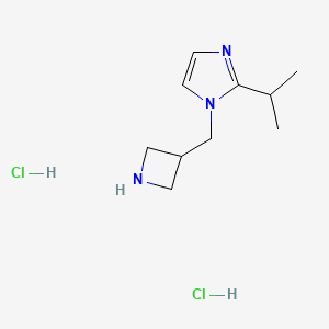 1-(azetidin-3-ylmethyl)-2-isopropyl-1H-imidazole dihydrochloride