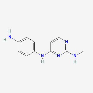 N4-(4-aminophenyl)-N2-methylpyrimidine-2,4-diamine