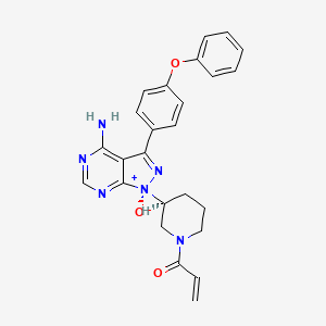 (R)-1-((S)-1-Acryloylpiperidin-3-yl)-4-amino-3-(4-phenoxyphenyl)-1H-pyrazolo[3,4-d]pyrimidine 1-oxide