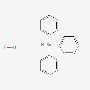 molecular formula C18H17FSn B14885751 Triphenylstannane;hydrofluoride 