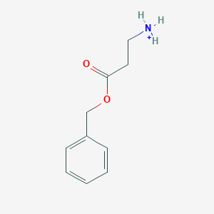 (3-Oxo-3-phenylmethoxypropyl)azanium