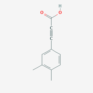 molecular formula C11H10O2 B14885868 (3,4-Dimethyl-phenyl)-propynoic acid 