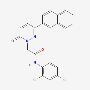 N-(2,4-dichlorophenyl)-2-(3-(naphthalen-2-yl)-6-oxopyridazin-1(6H)-yl)acetamide