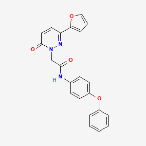 2-(3-(furan-2-yl)-6-oxopyridazin-1(6H)-yl)-N-(4-phenoxyphenyl)acetamide