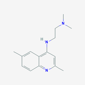 N'-(2,6-dimethylquinolin-4-yl)-N,N-dimethylethane-1,2-diamine