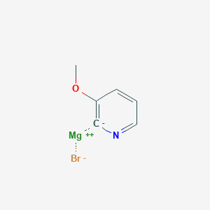 molecular formula C6H6BrMgNO B14885951 3-Methoxypyridin-2-ylmagnesium bromide 