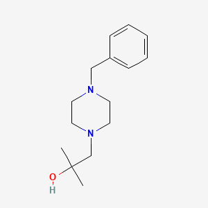 molecular formula C15H24N2O B14885956 1-(4-Benzylpiperazin-1-yl)-2-methylpropan-2-ol 