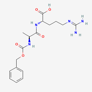 molecular formula C17H25N5O5 B14885957 Z-Ala-Arg-OH 