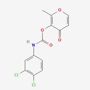 (2-methyl-4-oxopyran-3-yl) N-(3,4-dichlorophenyl)carbamate