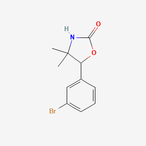 5-(3-Bromophenyl)-4,4-dimethyloxazolidin-2-one