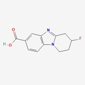 3-Fluoro-1,2,3,4-tetrahydrobenzo[4,5]imidazo[1,2-a]pyridine-7-carboxylic acid