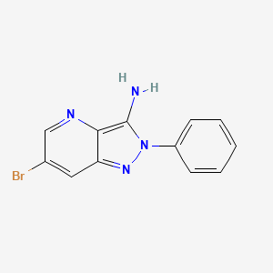 6-Bromo-2-phenyl-2H-pyrazolo[4,3-b]pyridin-3-amine