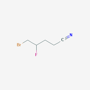 5-Bromo-4-fluoropentanenitrile