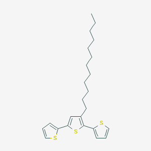 molecular formula C24H32S3 B14886046 3-dodecyl-2,5-dithiophen-2-ylthiophene 