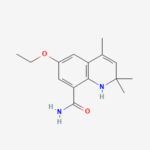 6-Ethoxy-2,2,4-trimethyl-1,2-dihydroquinoline-8-carboxamide