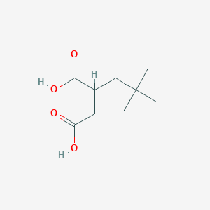2-(2,2-Dimethylpropyl)butanedioic acid