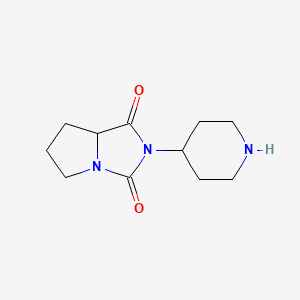 2-(piperidin-4-yl)tetrahydro-1H-pyrrolo[1,2-c]imidazole-1,3(2H)-dione