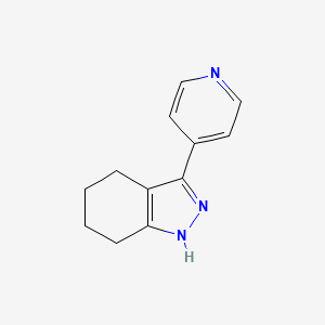 1H-Indazole, 4,5,6,7-tetrahydro-3-(4-pyridinyl)-