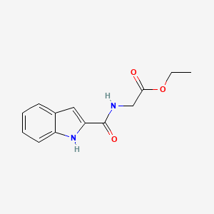 molecular formula C13H14N2O3 B14886087 Ethyl (1h-indole-2-carbonyl)glycinate 