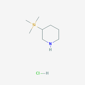 3-(Trimethylsilyl)piperidine hydrochloride