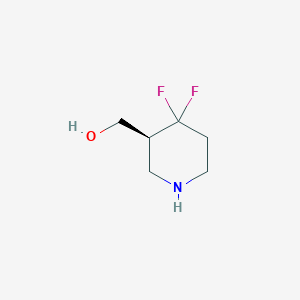 molecular formula C6H11F2NO B14886105 (S)-(4,4-Difluoropiperidin-3-yl)methanol 