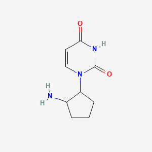 1-(2-aminocyclopentyl)pyrimidine-2,4(1H,3H)-dione