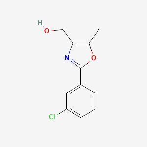 (2-(3-Chlorophenyl)-5-methyloxazol-4-yl)methanol
