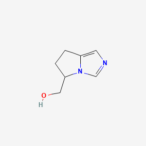 molecular formula C7H10N2O B14886239 6,7-dihydro-5H-pyrrolo[1,2-c]imidazol-5-ylmethanol 