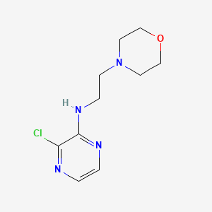 3-chloro-N-[2-(morpholin-4-yl)ethyl]pyrazin-2-amine