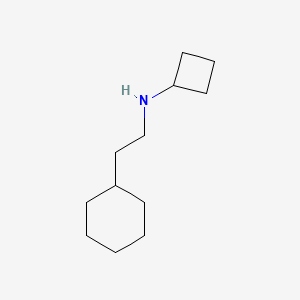 molecular formula C12H23N B1488625 N-(2-cyclohexylethyl)cyclobutanamine CAS No. 1247429-31-7