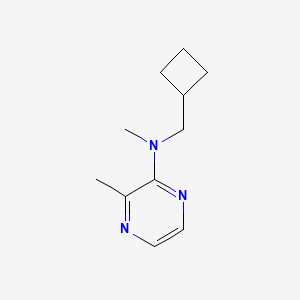 molecular formula C11H17N3 B14886260 N-(cyclobutylmethyl)-N,3-dimethylpyrazin-2-amine 