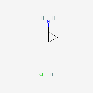 molecular formula C5H10ClN B14886274 Bicyclo[2.1.0]pentan-1-amine hydrochloride 