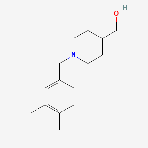 {1-[(3,4-Dimethylphenyl)methyl]piperidin-4-yl}methanol