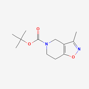 molecular formula C12H18N2O3 B14886282 tert-Butyl 3-methyl-6,7-dihydroisoxazolo[4,5-c]pyridine-5(4H)-carboxylate 