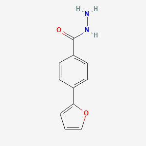 molecular formula C11H10N2O2 B14886299 4-(Furan-2-yl)benzohydrazide 