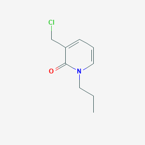 molecular formula C9H12ClNO B14886303 3-(chloromethyl)-1-propylpyridin-2(1H)-one 