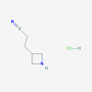 3-(Azetidin-3-yl)propanenitrile hydrochloride