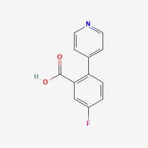 5-Fluoro-2-(pyridin-4-yl)benzoic acid