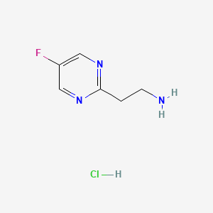 molecular formula C6H9ClFN3 B14886388 C6H9ClFN3 