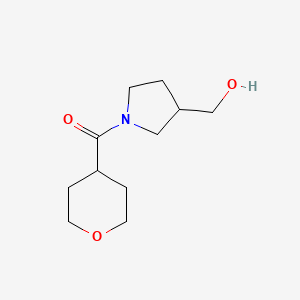 [1-(Oxane-4-carbonyl)pyrrolidin-3-yl]methanol