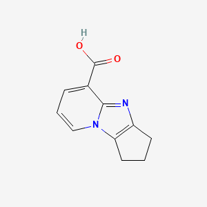 molecular formula C11H10N2O2 B14886428 2,3-dihydro-1H-cyclopenta[4,5]imidazo[1,2-a]pyridine-5-carboxylic acid 