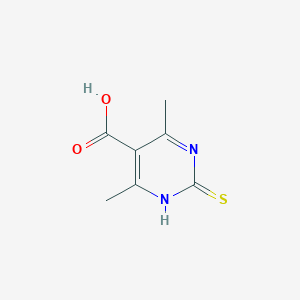 molecular formula C7H8N2O2S B14886442 4,6-Dimethyl-2-thioxo-1,2-dihydropyrimidine-5-carboxylic acid 